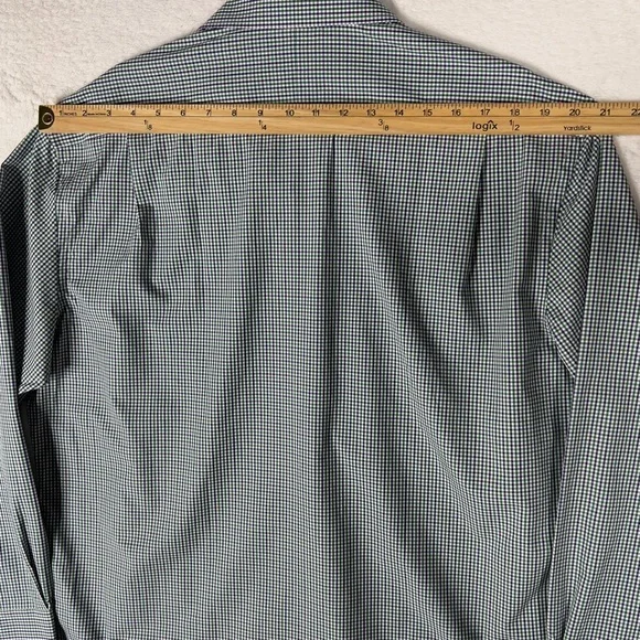 Todd Snyder The Mayfair Dress‎ Shirt Men's 17 32/33 White Green Purple Check NWT